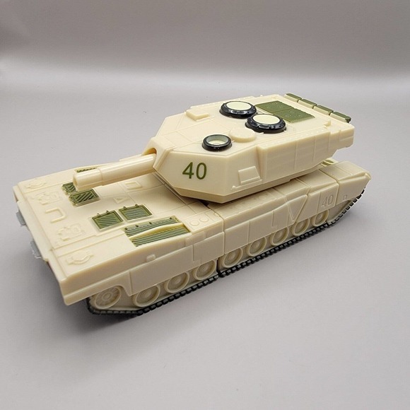Decoset Transforming Military Robot Tank Cake Topper 1-Piece Decoration Birth - Picture 3 of 11